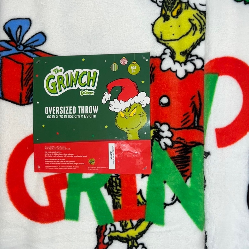 Oversized throw blanket